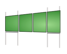 Schultafel Doppeltafelanlage